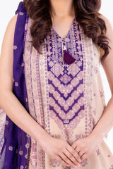 UAE -3 Piece Unstitched Printed Lawn Suit CLP-52103