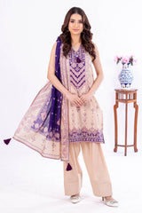 UAE -3 Piece Unstitched Printed Lawn Suit CLP-52103