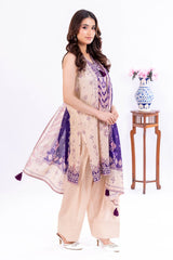 UAE -3 Piece Unstitched Printed Lawn Suit CLP-52103
