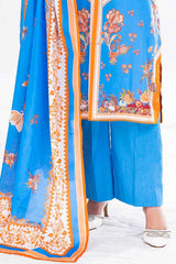 UAE -3 Piece Unstitched Printed Lawn Suit CLP-52110
