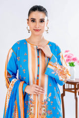 UAE -3 Piece Unstitched Printed Lawn Suit CLP-52110