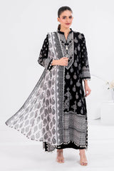 UAE-3 Piece Unstitched Printed Lawn Suit CL-62054