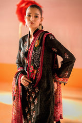 UAE-3 Piece Unstitched Printed Lawn Suit CL-62055