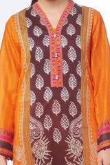 UAE -3 Piece Unstitched Printed Lawn Suit CLP-52038