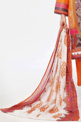 UAE -3 Piece Unstitched Printed Lawn Suit CLP-52038