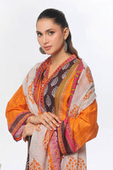 UAE -3 Piece Unstitched Printed Lawn Suit CLP-52038
