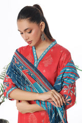 UAE -3 Piece Unstitched Printed Lawn Suit CLP-52062