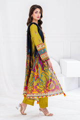 UAE -3 Piece Unstitched Printed Lawn Suit CLP-52063