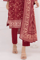 UAE -3 Piece Unstitched Printed Lawn Suit CLP-52067
