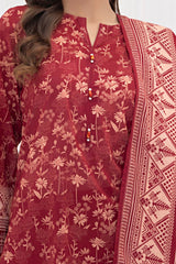 UAE -3 Piece Unstitched Printed Lawn Suit CLP-52067