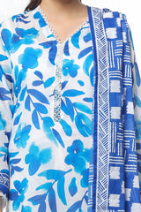 UAE -3 Piece Unstitched Printed Lawn Suit CLP-52068