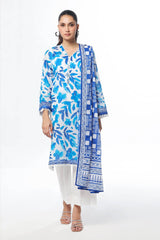 UAE -3 Piece Unstitched Printed Lawn Suit CLP-52068