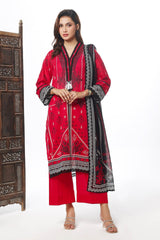 UAE -3 Piece Unstitched Printed Lawn Suit CLP-52073