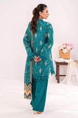 UAE -3 Piece Unstitched Printed Lawn Suit CLP-52088