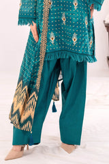 UAE -3 Piece Unstitched Printed Lawn Suit CLP-52088