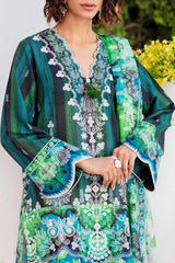 UAE -3 Piece Unstitched Printed Lawn Suit SD-52113