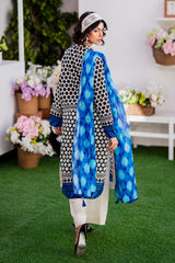 UAE -3 Piece Unstitched Printed Lawn Suit SD-52114