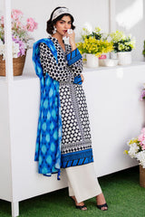 UAE -3 Piece Unstitched Printed Lawn Suit SD-52114