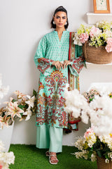 UAE -3 Piece Unstitched Printed Lawn Suit SD-52116