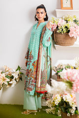 UAE -3 Piece Unstitched Printed Lawn Suit SD-52116