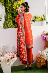 UAE -3 Piece Unstitched Printed Lawn Suit SD-52117