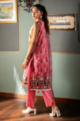 UAE -3 Piece Unstitched Printed Lawn Suit SD-52140