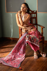 UAE -3 Piece Unstitched Printed Lawn Suit SD-52140
