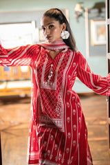 UAE -3 Piece Unstitched Printed Lawn Suit SD-52142