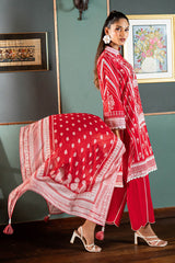 UAE -3 Piece Unstitched Printed Lawn Suit SD-52142