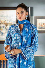 UAE -3 Piece Unstitched Printed Lawn Suit SD-52143