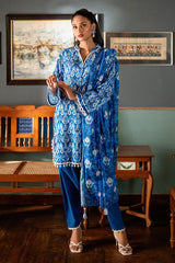 UAE -3 Piece Unstitched Printed Lawn Suit SD-52143