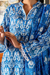 UAE -3 Piece Unstitched Printed Lawn Suit SD-52143
