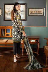 UAE -3 Piece Unstitched Printed Lawn Suit SD-52146