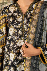 UAE -3 Piece Unstitched Printed Lawn Suit SD-52146