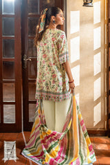 UAE -3 Piece Unstitched Printed Lawn Suit SD-52148