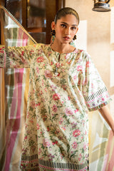 UAE -3 Piece Unstitched Printed Lawn Suit SD-52148