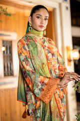 UAE -3 Piece Unstitched Printed Lawn Suit SD-52149