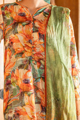 UAE -3 Piece Unstitched Printed Lawn Suit SD-52149