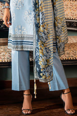 UAE -3 Piece Unstitched Printed Lawn Suit SD-52150