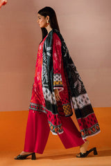 UAE-3 Piece Unstitched Printed Lawn Suit CL-62060