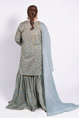 UAE -1 Piece Unstitched Printed Lawn Shirt SL-52032
