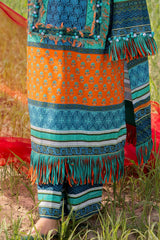 UAE-2 Piece Unstitched Printed Lawn Suit TL-52143