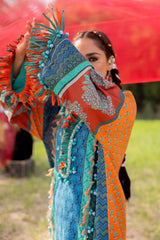 UAE-2 Piece Unstitched Printed Lawn Suit TL-52143