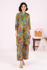 UAE-2 Piece Unstitched Printed Lawn Suit TLP-52026
