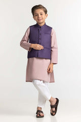UAE -Purple Styling Waist Coat KWC-PD23-012