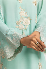 UAE-Rawsilk Embroidered Shirt And Trouser IPST-44592