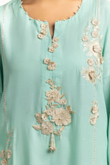 UAE-Rawsilk Embroidered Shirt And Trouser IPST-44592