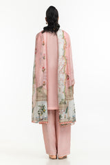 UAE-Rawsilk Embroidered Shirt And Trouser IPST-44593