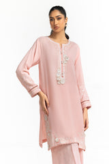 UAE-Rawsilk Embroidered Shirt And Trouser IPST-44593