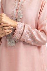 UAE-Rawsilk Embroidered Shirt And Trouser IPST-44593